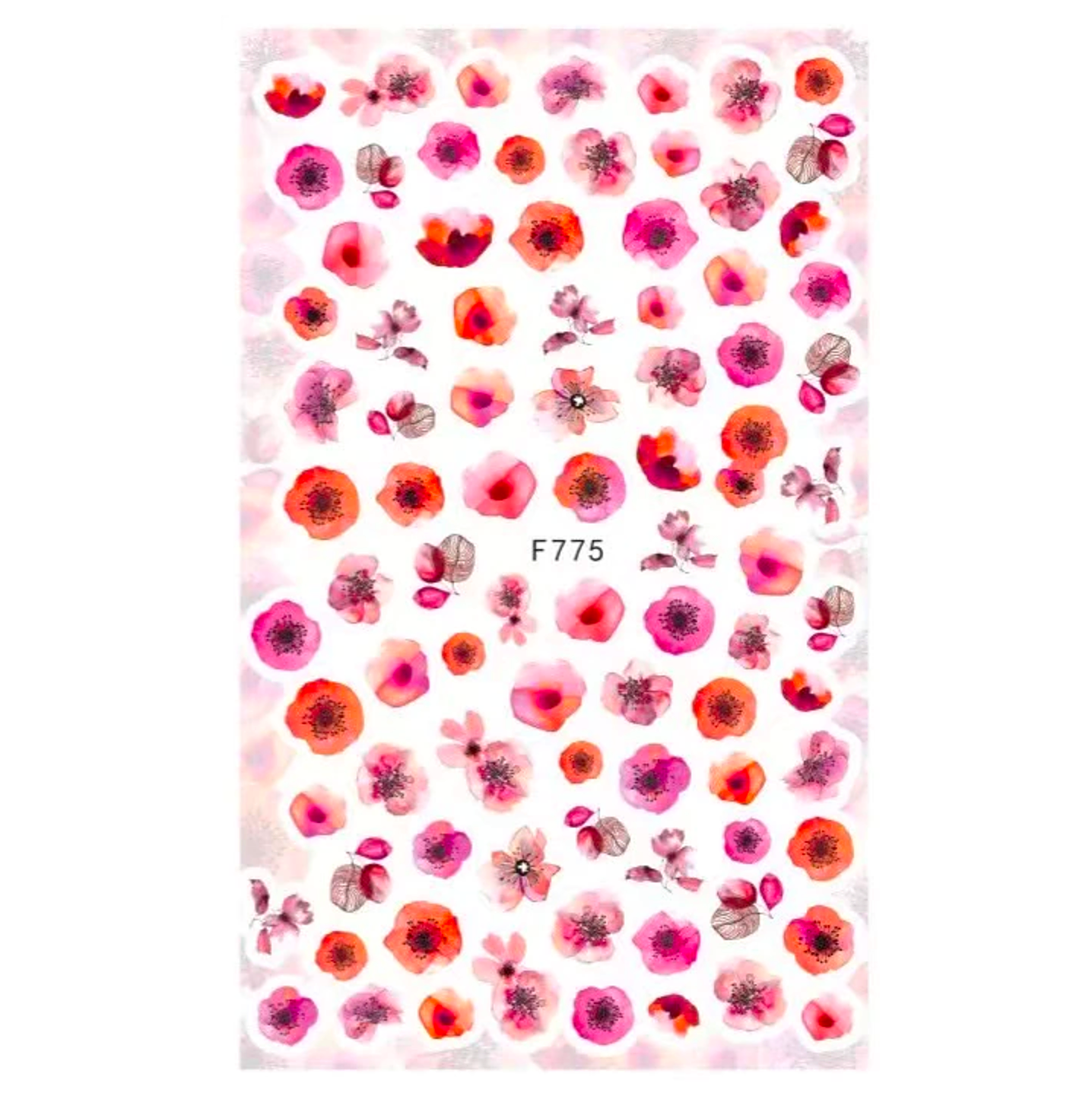 Nail Sticker - Flowers - F775