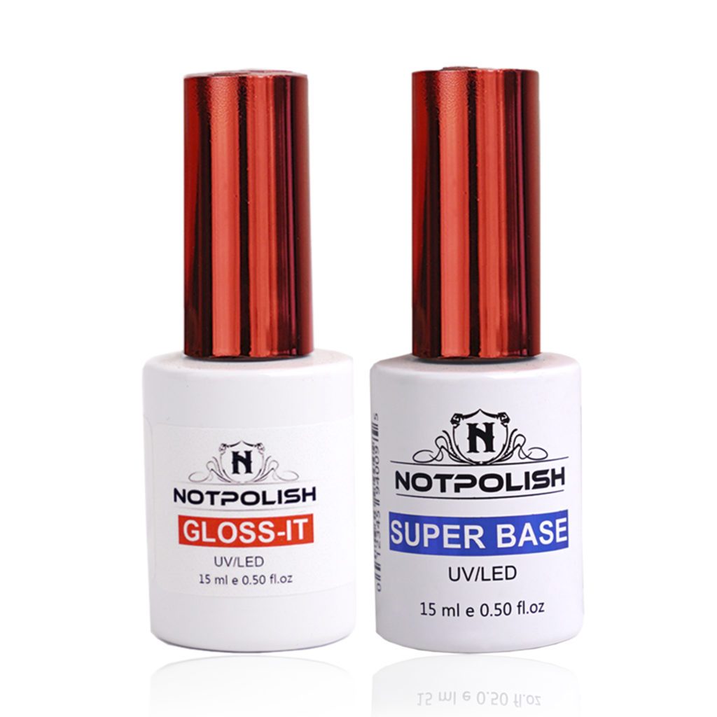 Notpolish Super Base Coat & Gloss It Top Duo (15ml)