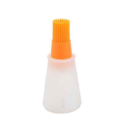 NEW Portable Oil Bottle Barbecue Brush Silicone Kitchen BBQ Cooking Tool Baking Pancake Barbecue Camping Accessories Gadgets