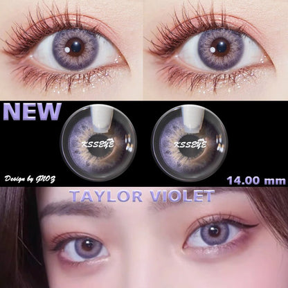 Ksseye 1Pair(2pcs) Taylor OMG Bigbarbie Natural Soft Color Contact lenses For Eyes  Contact lens Beautiful Pupil Cosmetic lens