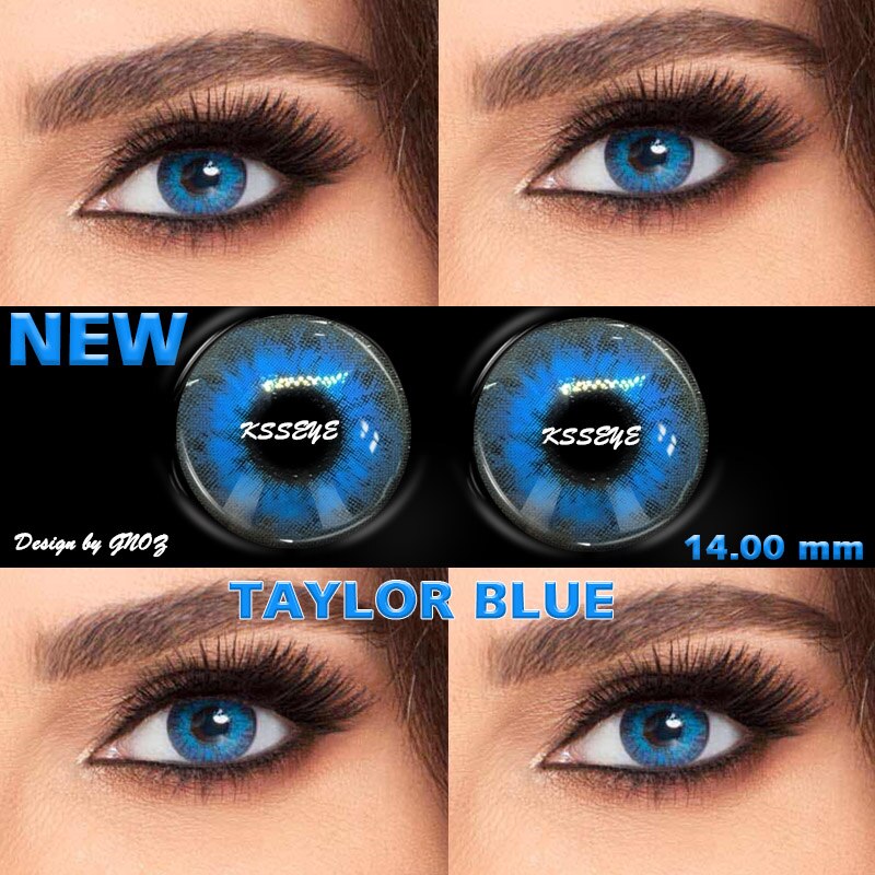 Ksseye 1Pair(2pcs) Taylor OMG Bigbarbie Natural Soft Color Contact lenses For Eyes  Contact lens Beautiful Pupil Cosmetic lens