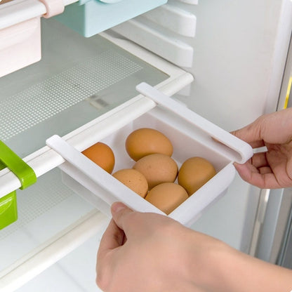 Mini ABS Slide Kitchen Fridge Freezer Space Saver Organization Storage Rack Bathroom Shelf