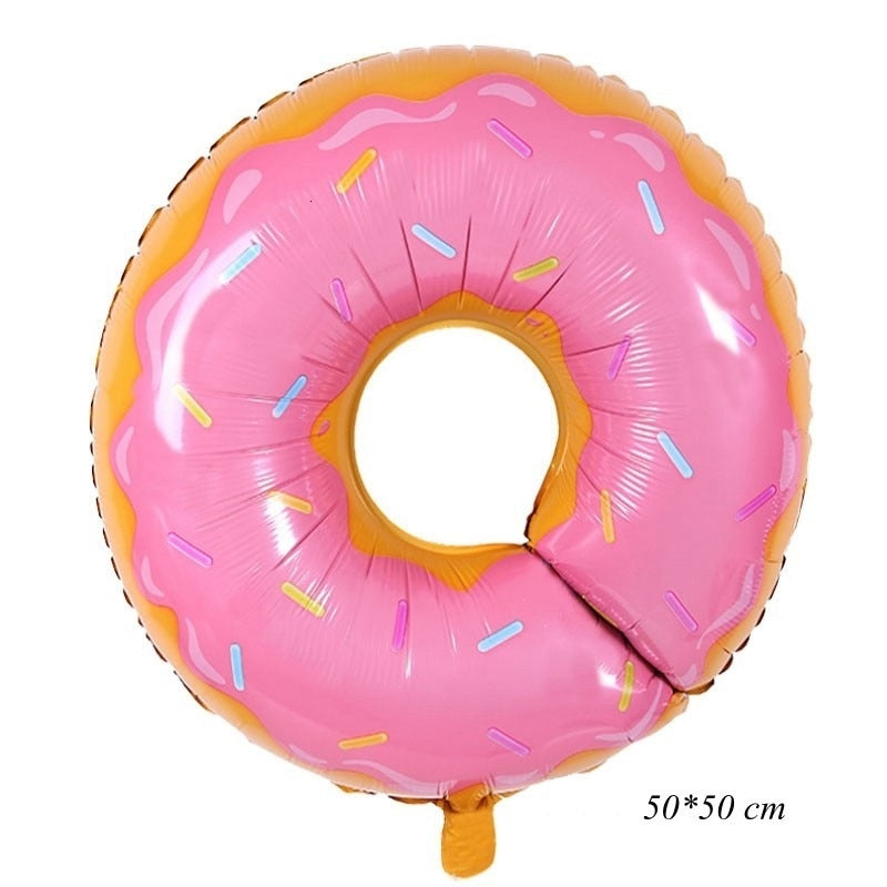 1set Ice Cream Donut Lip Popcorn Candy Foil Balloons Baby Shower Happy Birthday Party Decoration Balloon Boy Girl Kid Cute Toys