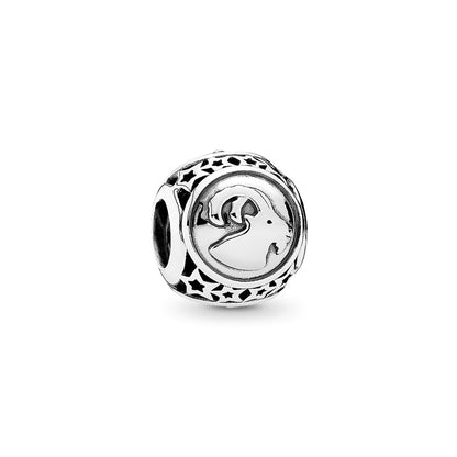 Original 925 Sterling Silver Bead Charm Libra Leo Star Sign Charms 12 Zodiac Constellation Fit Pandora Bracelets Women Jewelry