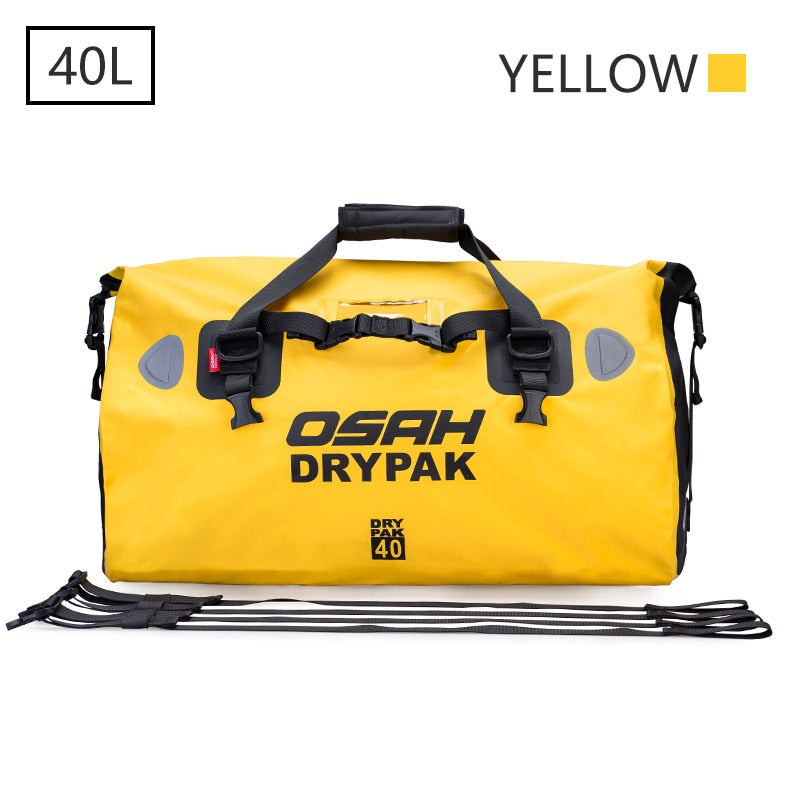 Waterproof Motorcycle Rear Tail Bag Travel Dry Bag OSAH DRYPAK Moto 40/60Liter Motorbike Luggage Backpack Motorcycle Seat Bag