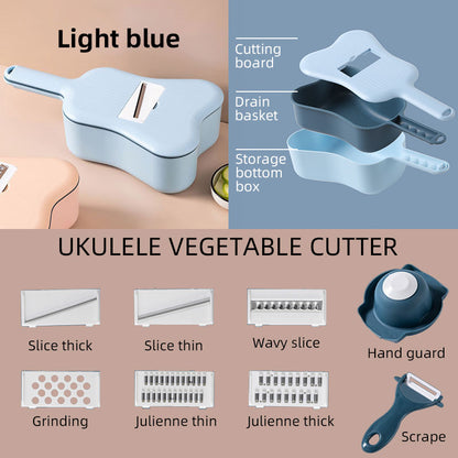 New Multifunctional Vegetable Cutter Slicer Potato Peeler Carrot Onion Grater with Strainer Kitchen Accessories Tools