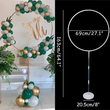 Balloon Arch Adjustable Balloon Arch Stand Kit for Birthday Decorations Baby Shower Balloons Accessories Wedding Decor Globos