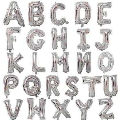 16 inch Happy Birthday Alphabet Balloon Foil Letter Balloon Wedding Balloon Kid Baby Shower Party Decor Name Balloon Supplies