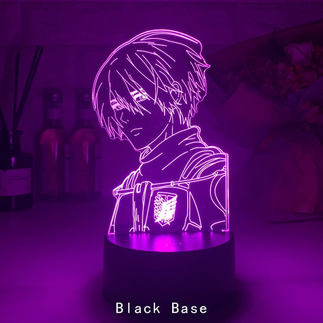 Acrylic Table Lamp Anime Attack on Titan for Home Room Decor Light Cool Kid Child Gift Manga AOT Night Light Attack on titan