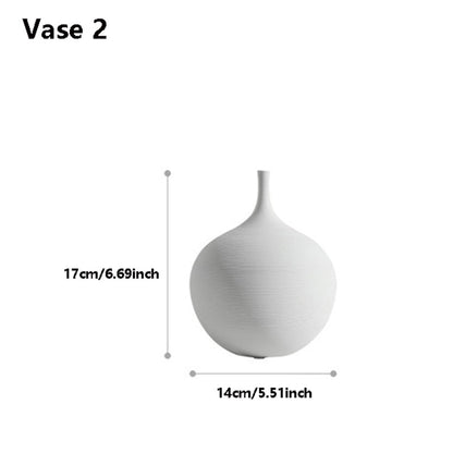 Simple Nordic Style Vases, Handmade Art Zen Vases, High-Quality Luxury Bedside Restaurant Decorations, Anniversary Gifts