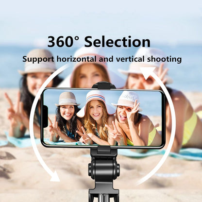 2021 NEW Bluetooth Wireless Selfie Stick Mini Tripod Extendable Monopod with fill light Remote shutter For IOS Android phone