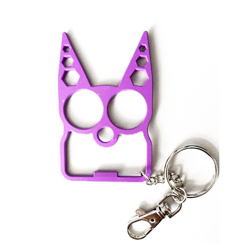 Multifunction Cute Cat Outdoor Tools Opener Screwdriver Keychain Outdoor Gadgets Zinc Alloy Bottle Opener Camping Travel Tools