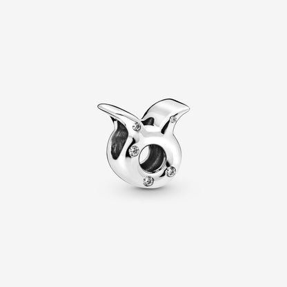 Original 925 Sterling Silver Bead Charm Libra Leo Star Sign Charms 12 Zodiac Constellation Fit Pandora Bracelets Women Jewelry