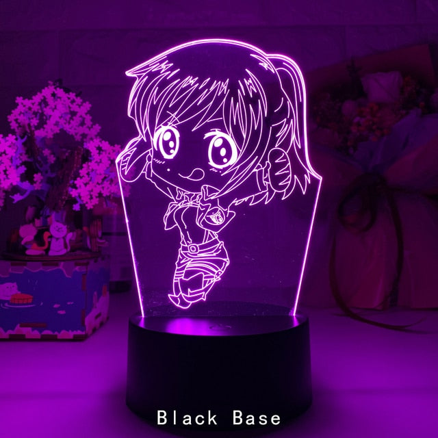 Acrylic Table Lamp Anime Attack on Titan for Home Room Decor Light Cool Kid Child Gift Manga AOT Night Light Attack on titan