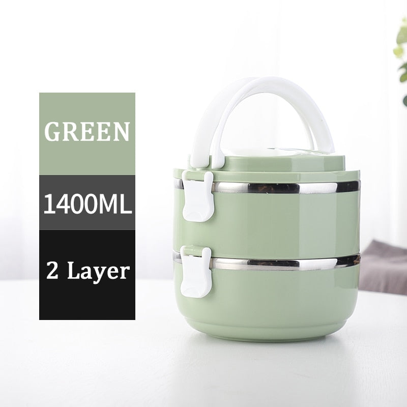 Multi-Layer Stainless Steel Lunch Box Food Portable Thermal Lunchbox Picnic Office Kids Workers School Japanese Bento