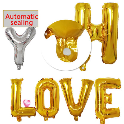 16 inch Happy Birthday Alphabet Balloon Foil Letter Balloon Wedding Balloon Kid Baby Shower Party Decor Name Balloon Supplies