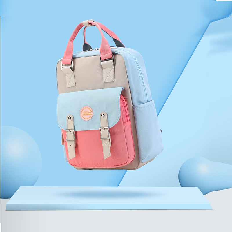 TINYAT Women&#39;s school laptop backpack Youth Donut backpacks High School Bag for teenage girl backpack Kids Book Bag Mochila