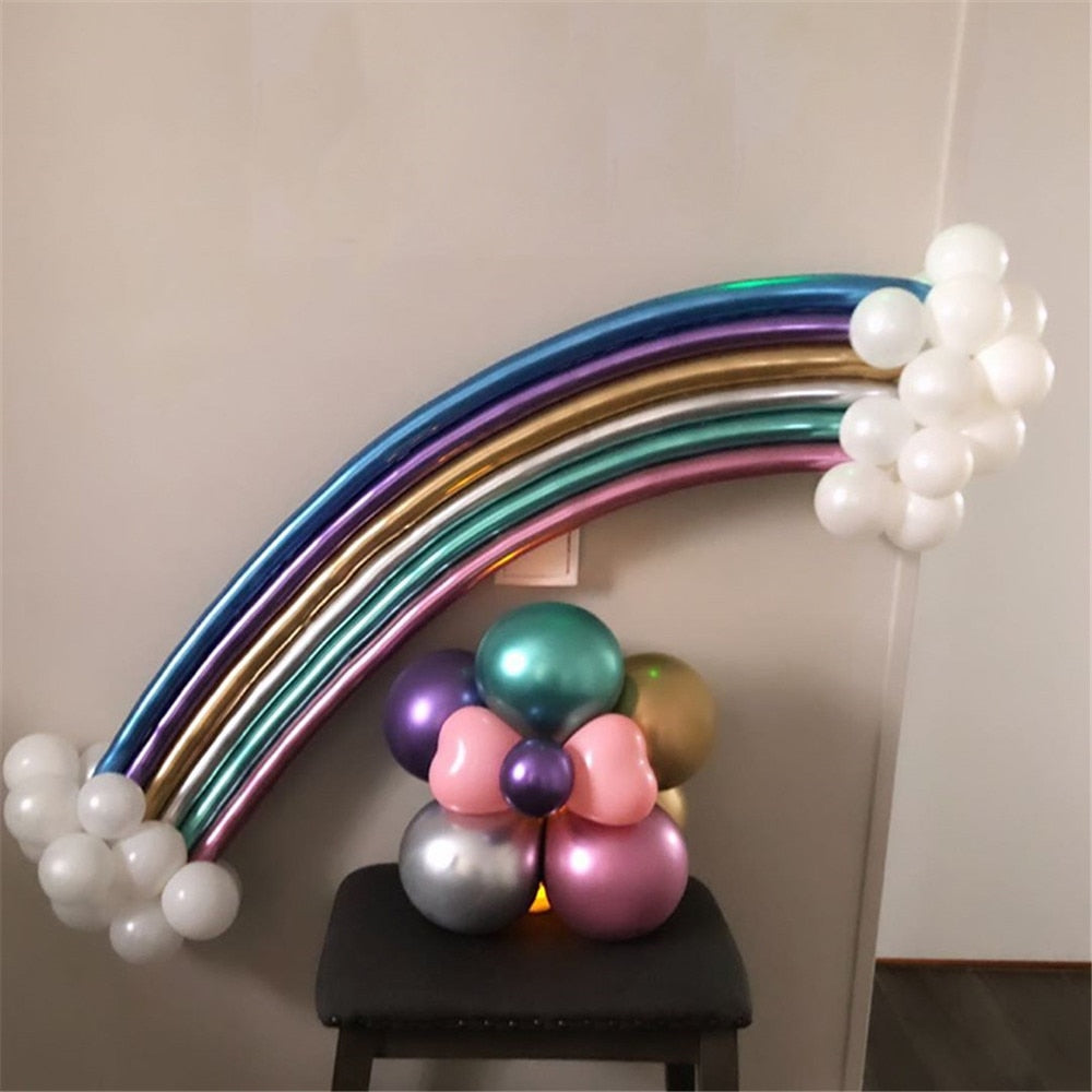 260 Chrome Metallic Strip Magic Balloon Birthday Party Wedding Multicariant Style Magic Balloon Wholesale