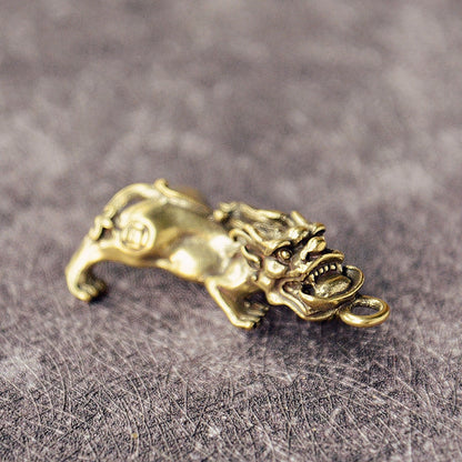 Brass Animal Statue Ornament Chinese Zodiac Rat Ox Tiger Rabbit Dragon Snake Horse Sheep Monkey Chicken Dog Pig Office Desk Deco