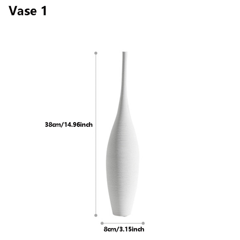 Simple Nordic Style Vases, Handmade Art Zen Vases, High-Quality Luxury Bedside Restaurant Decorations, Anniversary Gifts