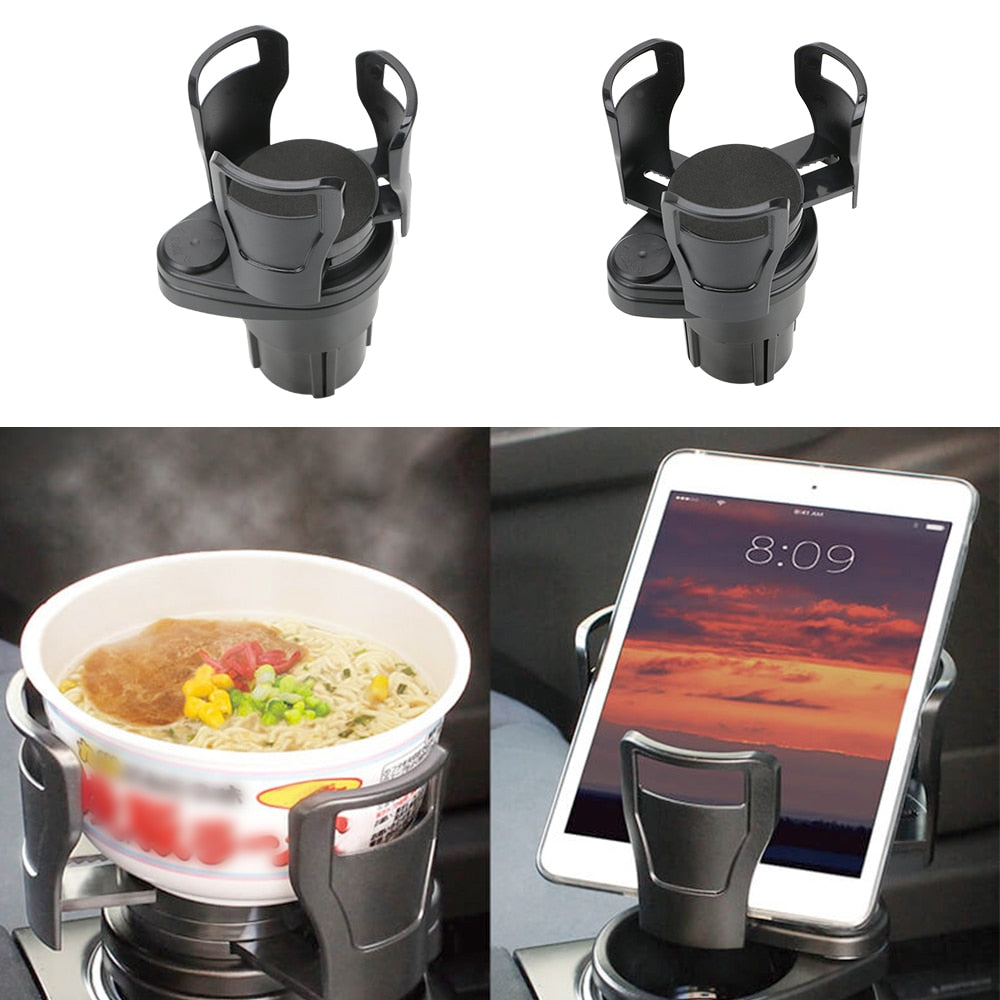 Universal one point two car cup holder adjustable cup holder drink sunglasses mobile phone bottle holder bracket car styling