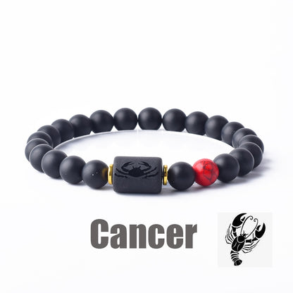 12 Constellation Bracelet Homme Zodiac Bangles Men Cancer Virgo Leo Libra Bracelet for Women Friendship Gift Bracelet on Hand