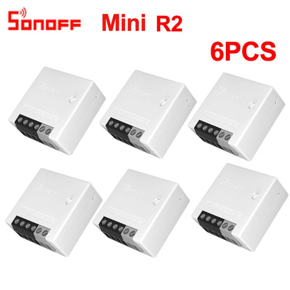 Sonoff Mini R2/Basic DIY Smart Switch Small Ewelink Remote Control Wifi Switch Support An External Work with Alexa Google Home