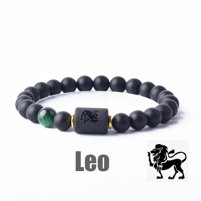 12 Constellation Bracelet Homme Zodiac Bangles Men Cancer Virgo Leo Libra Bracelet for Women Friendship Gift Bracelet on Hand