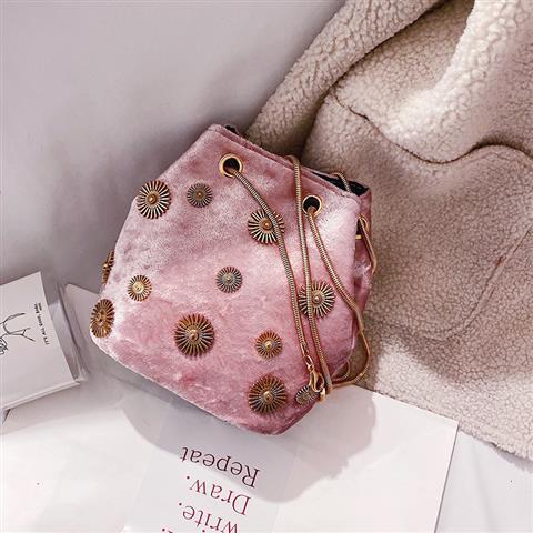 Luxury Handbags Women Bags Designer Chain Small Crossbody Bucket Bags For Women Shoulder Bags Velvet Messenger Bag free shipping