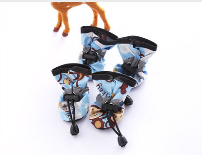 Pet Dog shoes Waterproof chihuahua Anti-slip boots zapatos para perro puppy cat socks botas sapato para cachorro chaussure chien