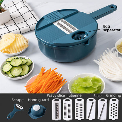 New Multifunctional Vegetable Cutter Slicer Potato Peeler Carrot Onion Grater with Strainer Kitchen Accessories Tools