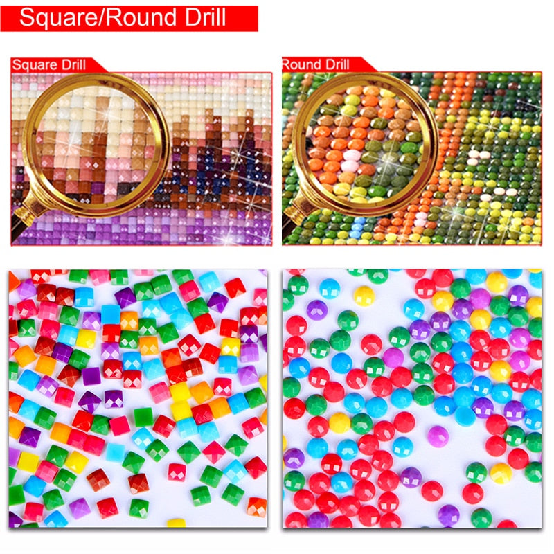 Diamond Painting New Square Stones Skull Diamond Mosaic Sale Cartoon Pictures With Rhinestones Hobby And Handicraft