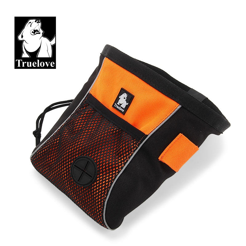 Truelove Portable Travel Dog Snack Treat bag Reflective Pet Training Clip-on Pouch Bag Easy Storage belt bag Poop Bag Dispenser