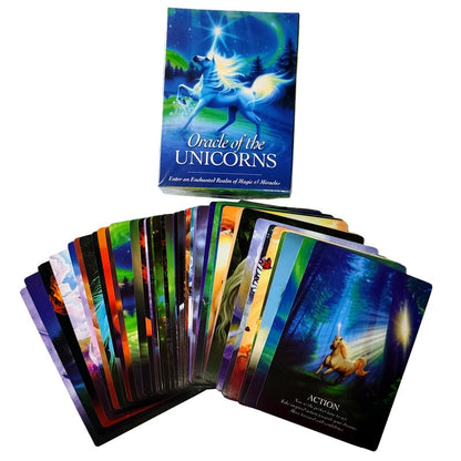 2019 New Read Fate lenormand Oracle Cards Mysterious Fortune Tarot Cards Game For Divination Fate  unicorn oracle cards FT014