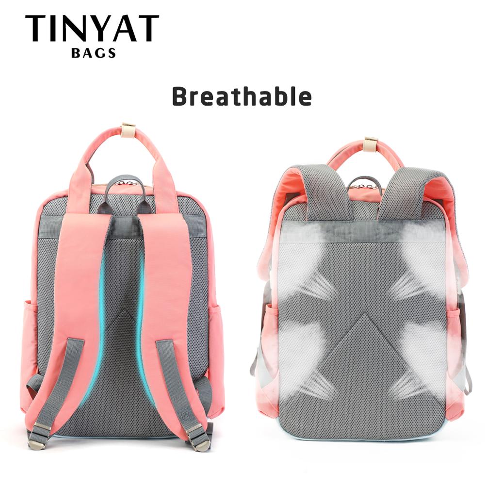 TINYAT Women&#39;s school laptop backpack Youth Donut backpacks High School Bag for teenage girl backpack Kids Book Bag Mochila