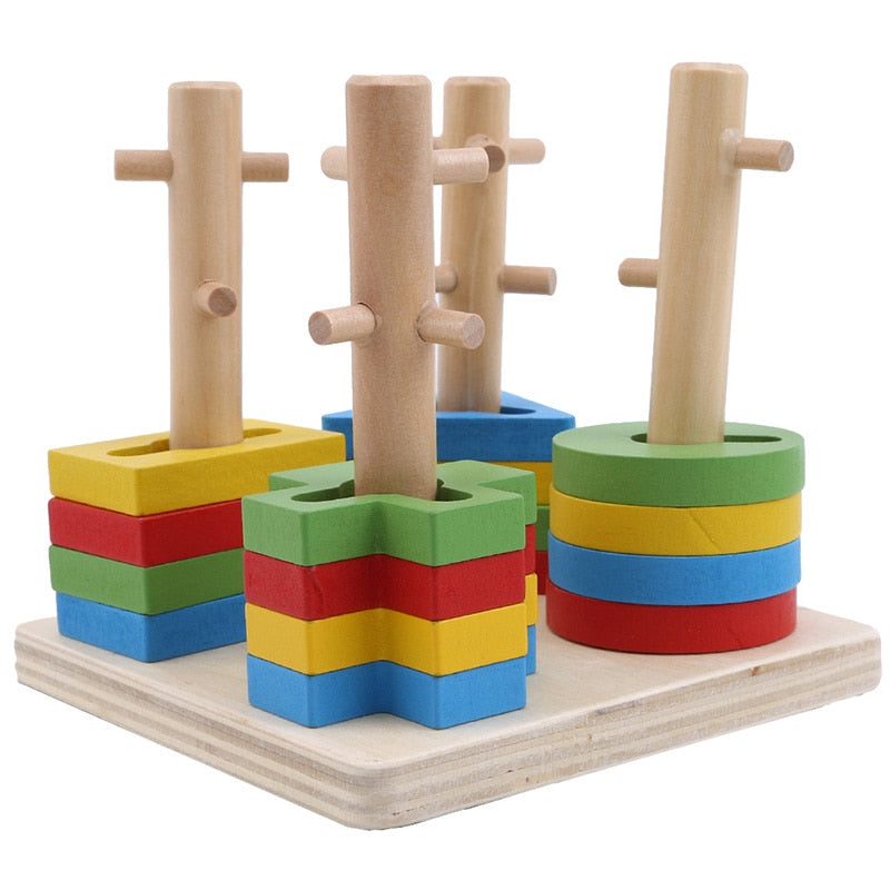 Wooden Math Toys Puzzle Baby Kids Learning Toy Preschool Early Childhood Education Montessori Game For Toddlers Children