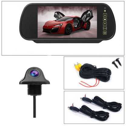 Reverse Parking System 7 inch TFT LCD Screen Car Monitor Rearview Backup Mirror with Night Vision Rearview Camera