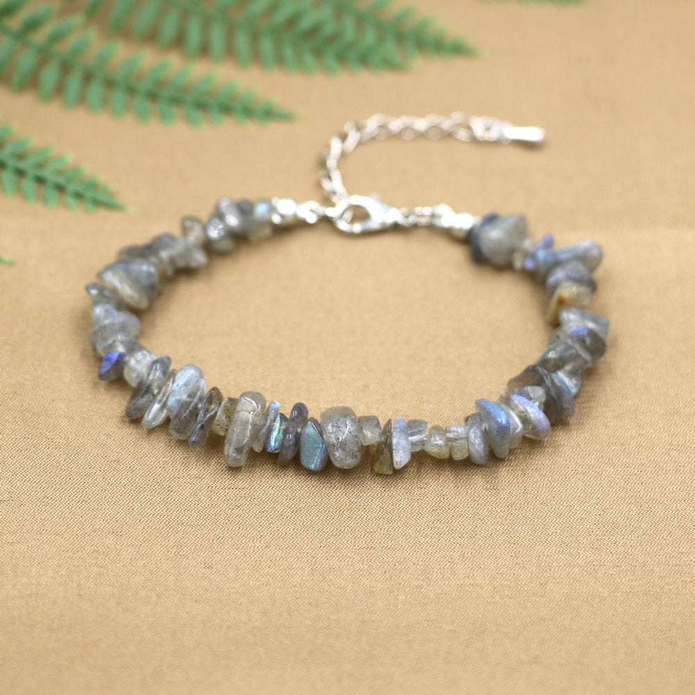 35 Styles Natural Chip Stone Women Bracelet Tiger Eye Lapis Lazuli Labradorite Beads Bracelets For Women Healing Energy Bracelet