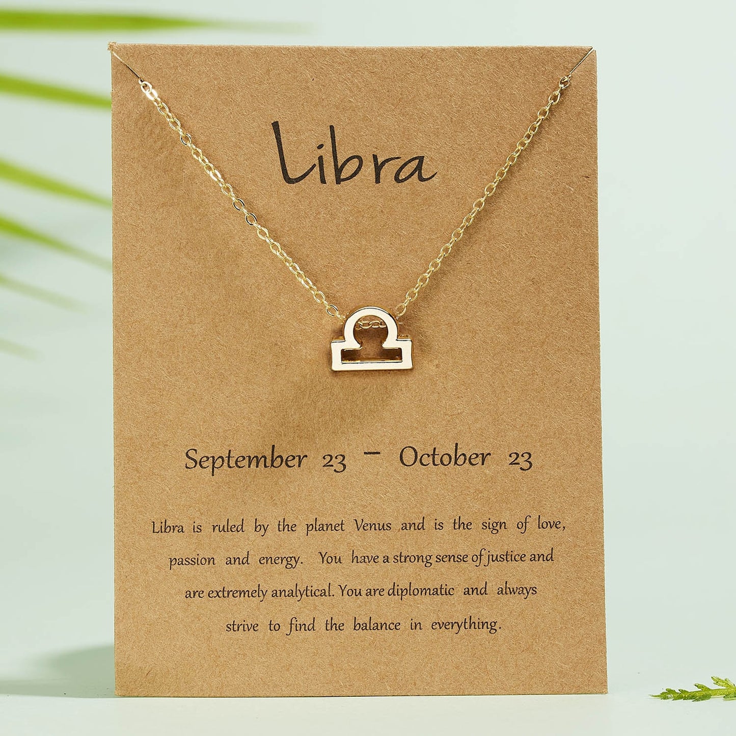 New Constellation Zodiac Sign Necklaces Jewelry for Women Girls Designed 12 Horoscope Taurus Aries Leo Necklaces Jewelry Gifts