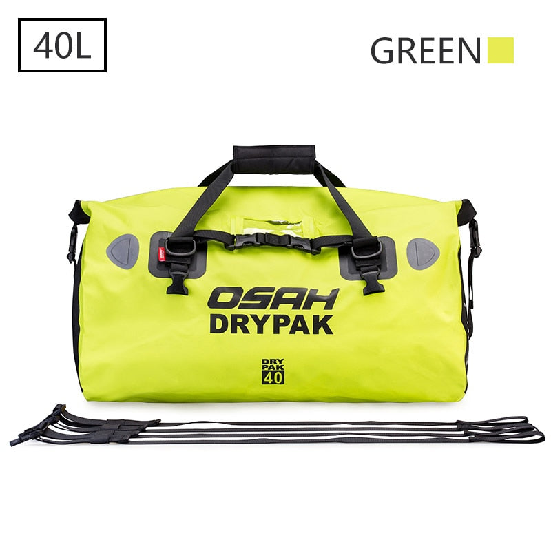 Waterproof Motorcycle Rear Tail Bag Travel Dry Bag OSAH DRYPAK Moto 40/60Liter Motorbike Luggage Backpack Motorcycle Seat Bag