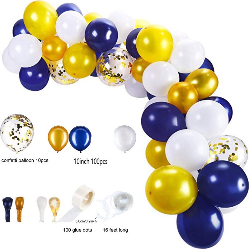 12ft Table Balloon Arch Kit For Birthday Party Wedding Graduation Christmas Decorations Baby Shower Bachelor Party Supplies