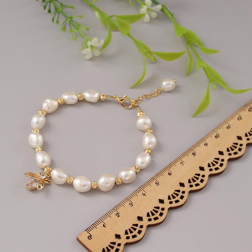 Coeufuedy Freshwater Pearl Bracelet for Women Natural Amethyst  Bracelet Party White Pearl Stone Beads Bracelets Fine Jewelry