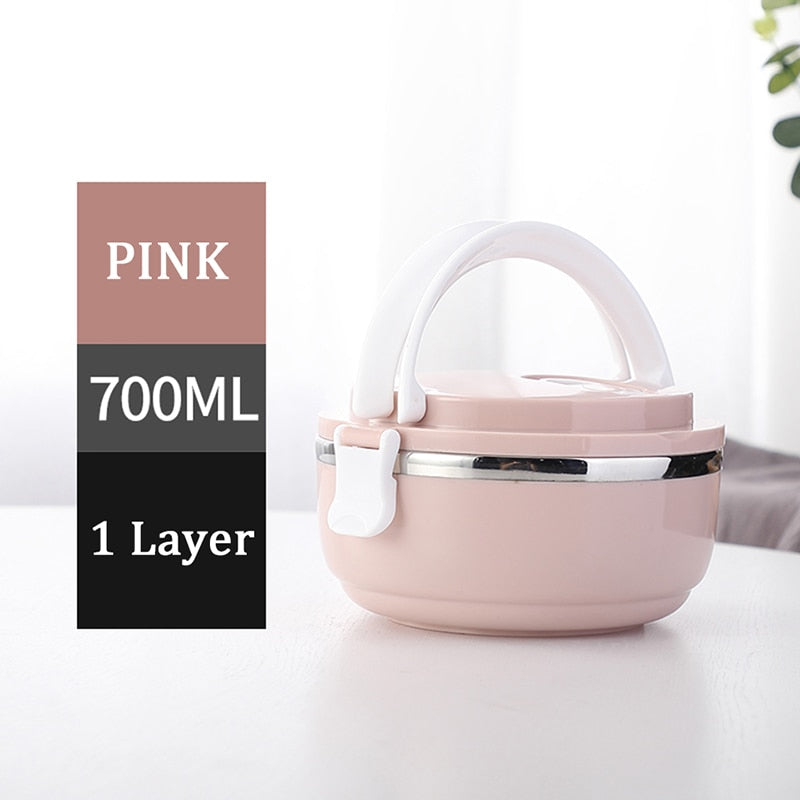 Multi-Layer Stainless Steel  Lunch Box Food Portable Thermal  Lunchbox Picnic Office Kids  Workers School Japanese Bento