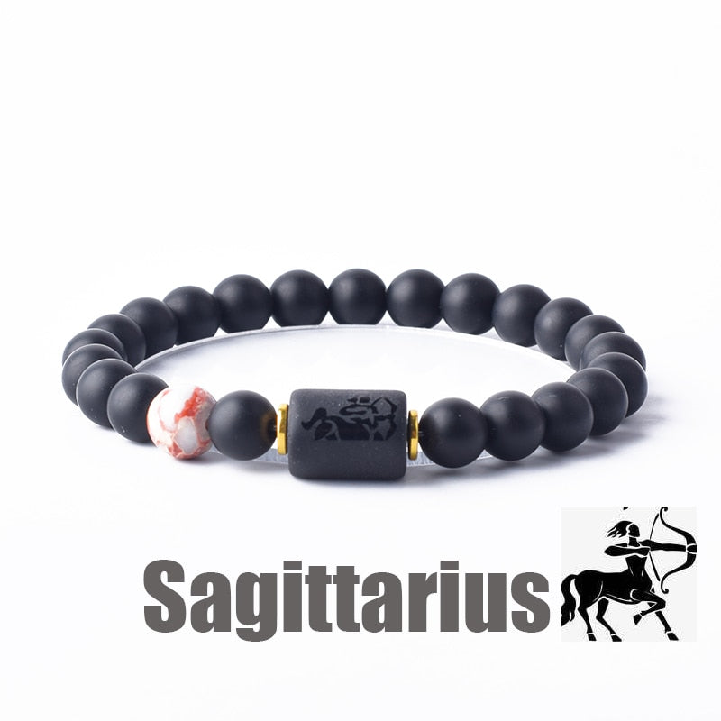 12 Constellation Bracelet Homme Zodiac Bangles Men Cancer Virgo Leo Libra Bracelet for Women Friendship Gift Bracelet on Hand