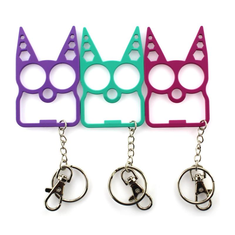 Multifunction Cute Cat Outdoor Tools Opener Screwdriver Keychain Outdoor Gadgets Zinc Alloy Bottle Opener Camping Travel Tools