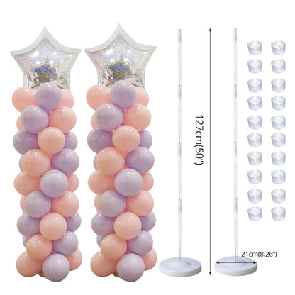 Balloon Arch Adjustable Balloon Arch Stand Kit for Birthday Decorations Baby Shower Balloons Accessories Wedding Decor Globos