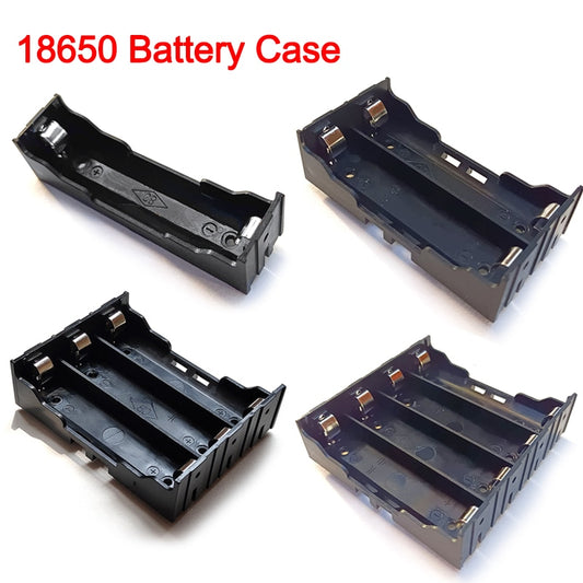 New DIY ABS 18650 Power Bank Cases 1X 2X 3X 4X 18650 Battery Holder Storage Box Case 1 2 3 4 Slot Batteries Container Hard Pin