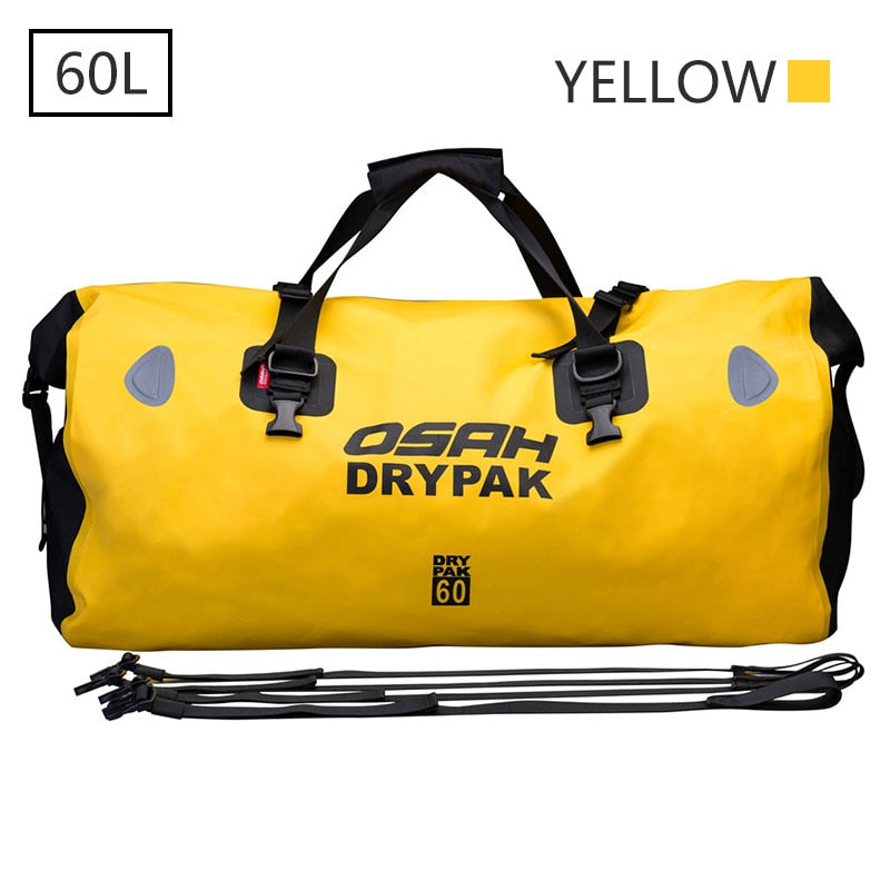 Waterproof Motorcycle Rear Tail Bag Travel Dry Bag OSAH DRYPAK Moto 40/60Liter Motorbike Luggage Backpack Motorcycle Seat Bag