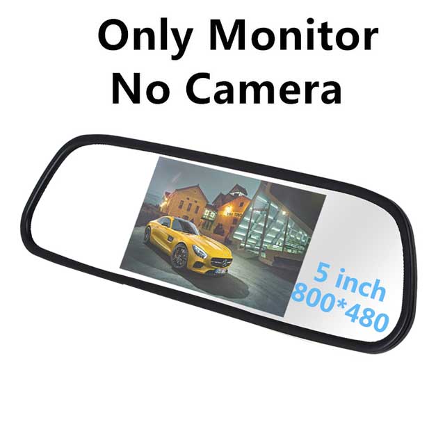 Reverse Parking System 7 inch TFT LCD Screen Car Monitor Rearview Backup Mirror with Night Vision Rearview Camera