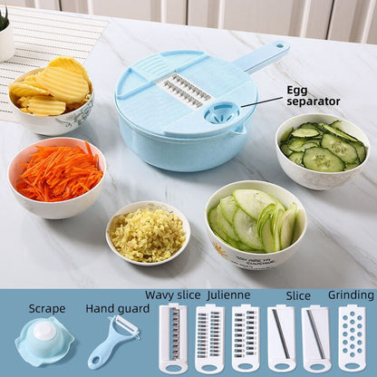 New Multifunctional Vegetable Cutter Slicer Potato Peeler Carrot Onion Grater with Strainer Kitchen Accessories Tools